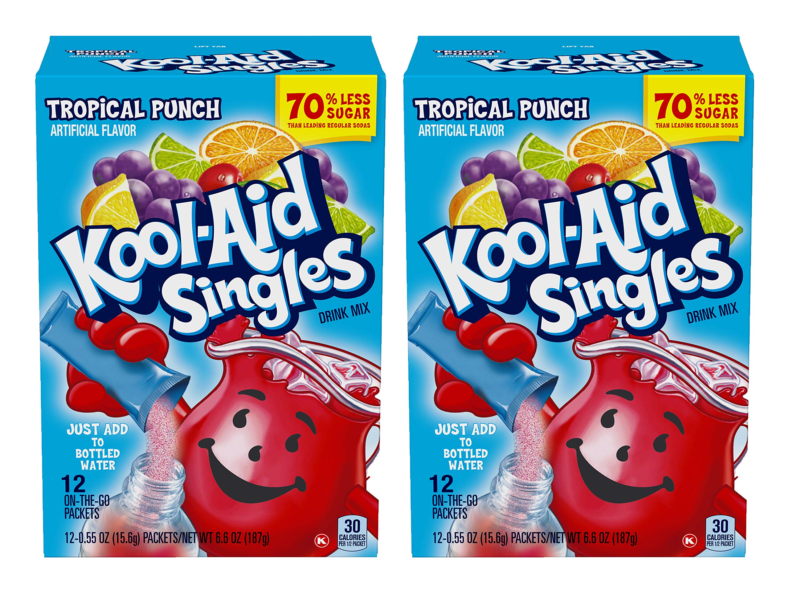 Amazon.com : Kool-aid Singles Tropical Punch 12-.055 Oz Box 2